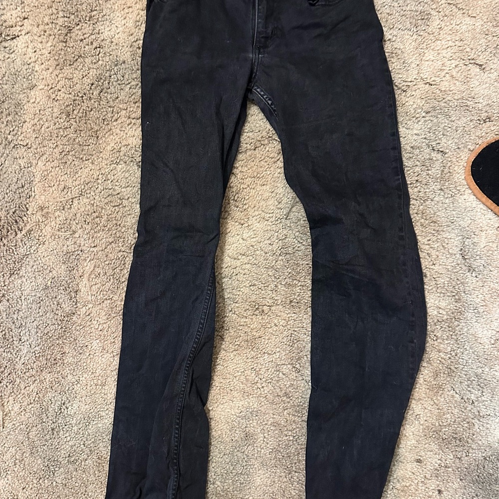 Black Wrangler Bootcut Jeans